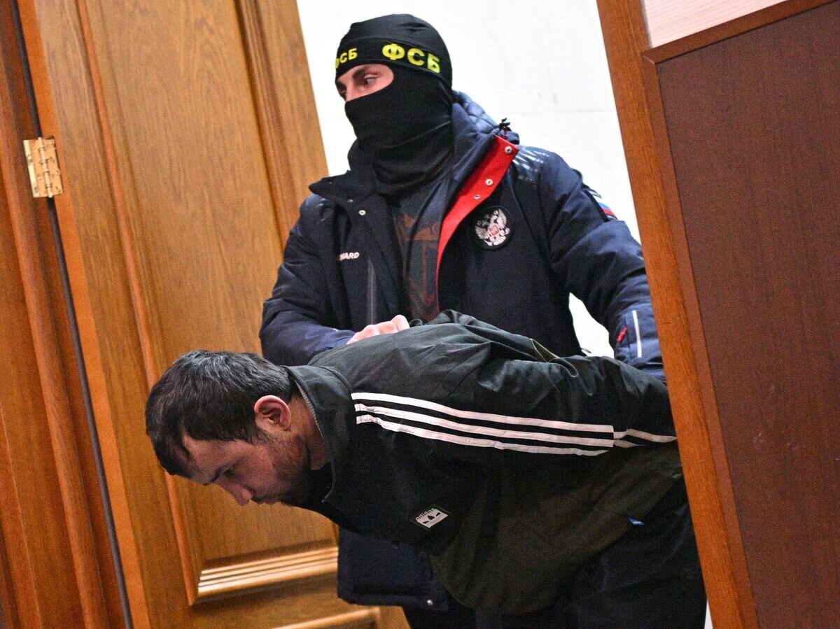    Избрание меры пресечения подозреваемому в теракте в "Крокус Сити Холл" Фаридуни Шамсидину© РИА Новости / Кирилл Зыков