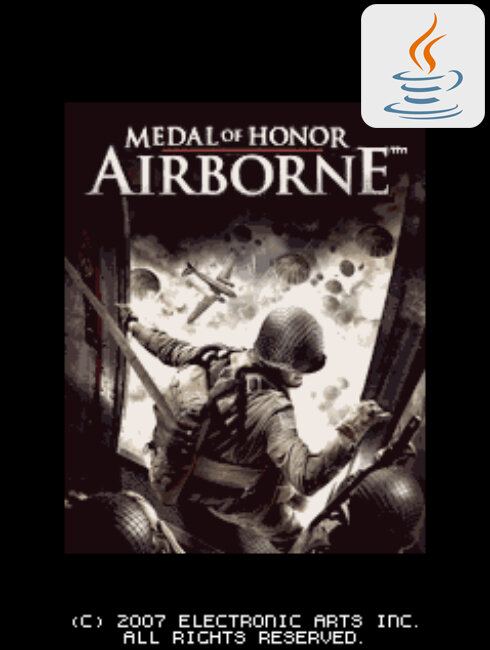 Medal of Honor Airborne выходила в java формате, для мобильных телефонов, в 2007 году