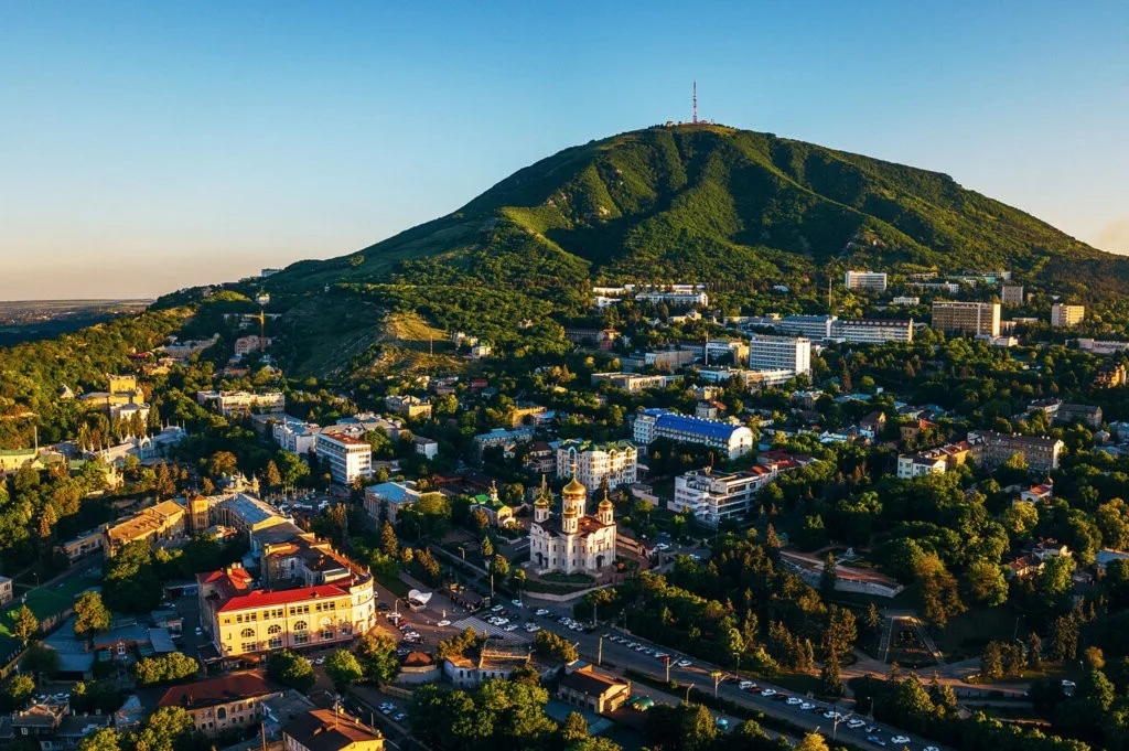 Город Пятигорск, старейший курорт Северного Кавказа