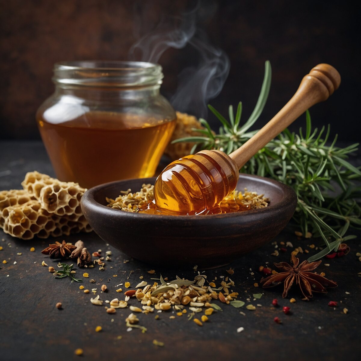 Ароматный и пряный мед можно сделать еще более насыщенным. 
