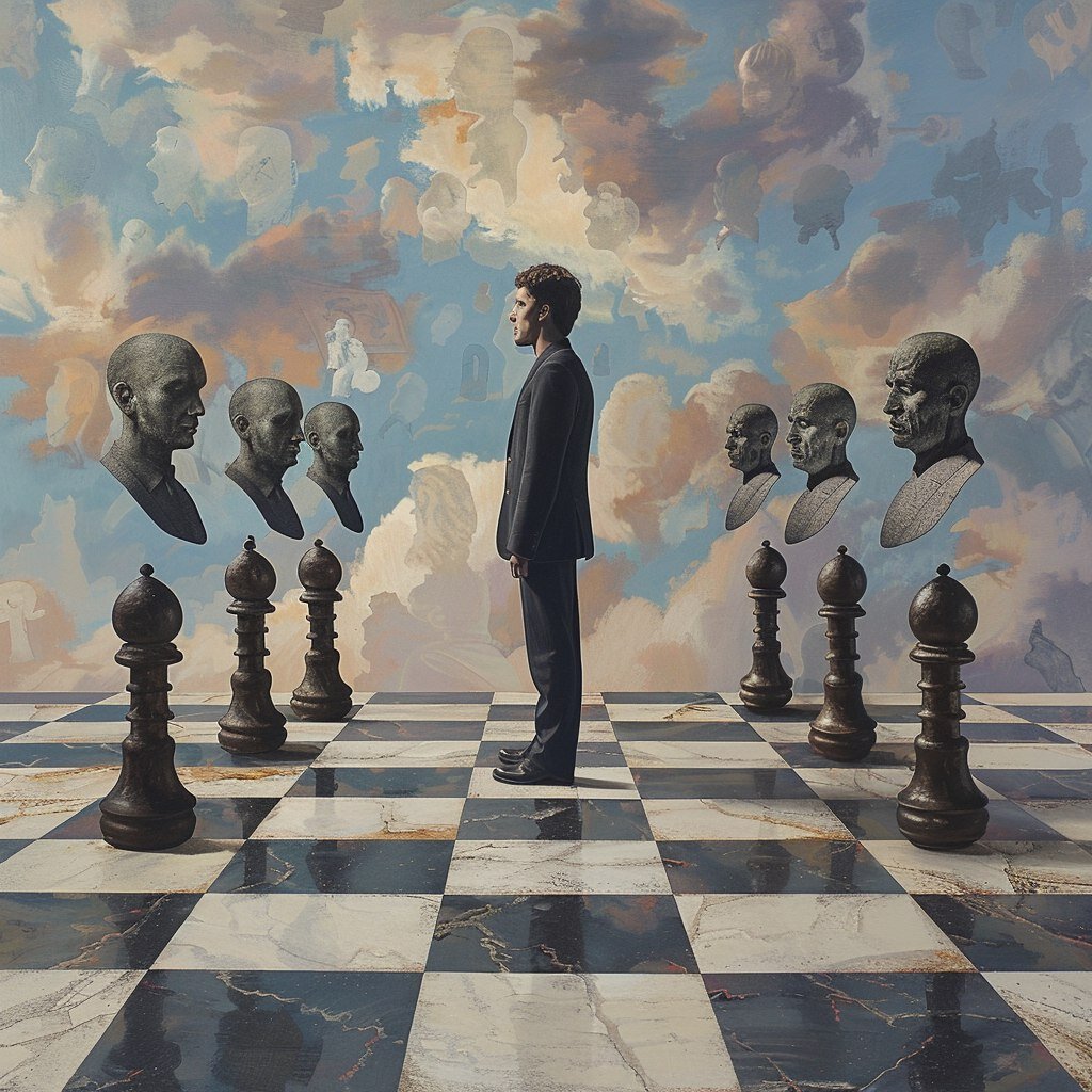 Вас окружат не личности, а говорящие головы! Включаться в игру с головами - как сражаться с ветряными мельницами.