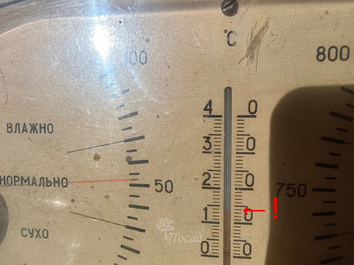 Температура под укрытием ближе к полудню.