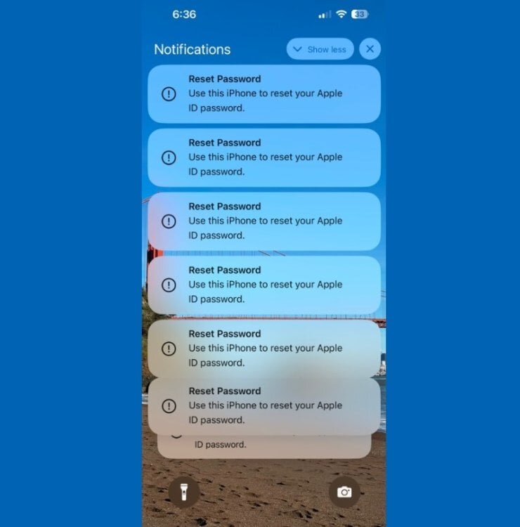   Некоторых пользователей завалило вот такими уведомлениями. Изображение: krebsonsecurity.com