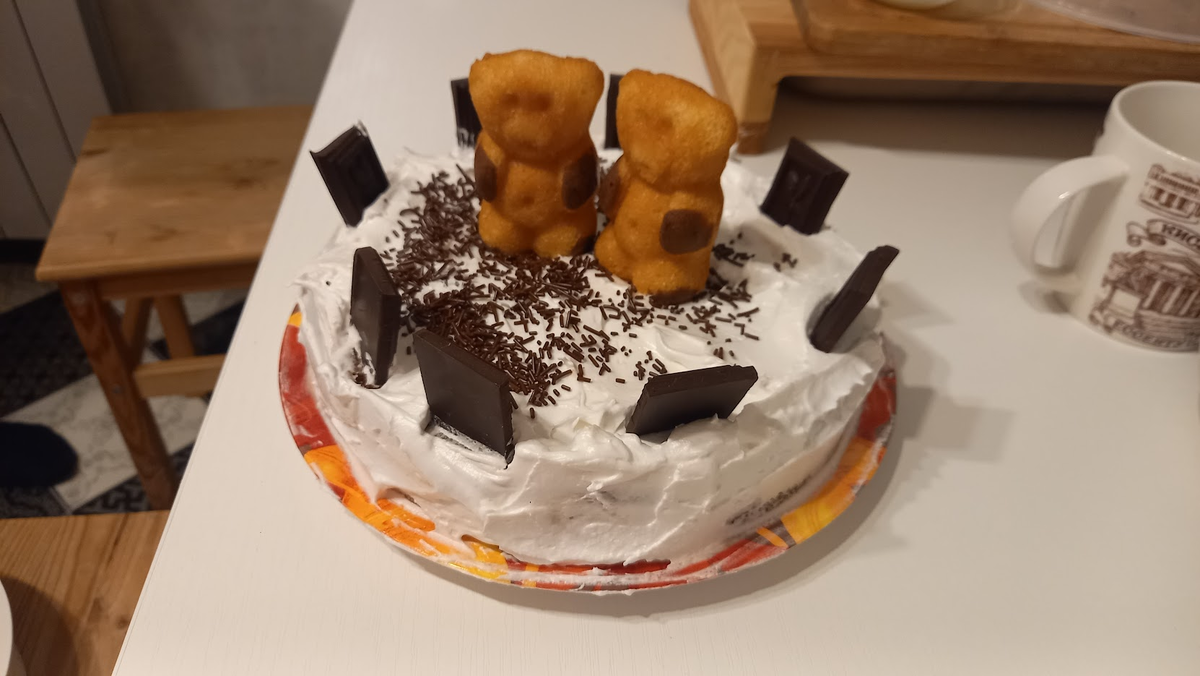 Торт, который постряпали дети