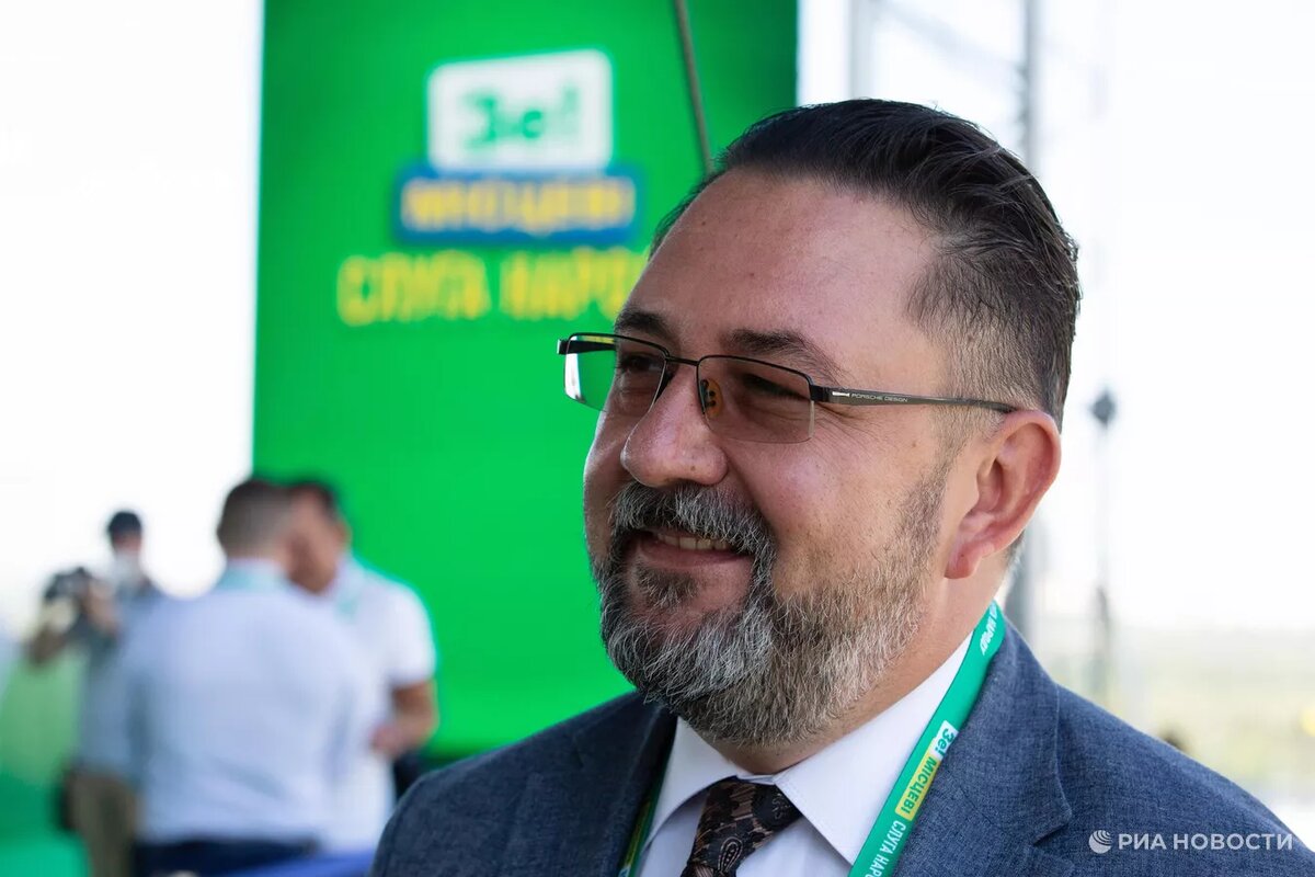 Депутат Верховной рады Украины IX созыва Никита Потураев на съезде партии "Слуга народа" в Киеве