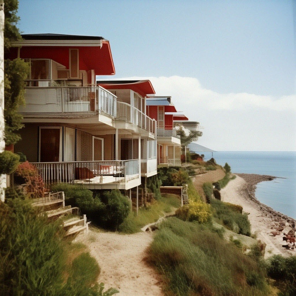 Блок-секция у моря 