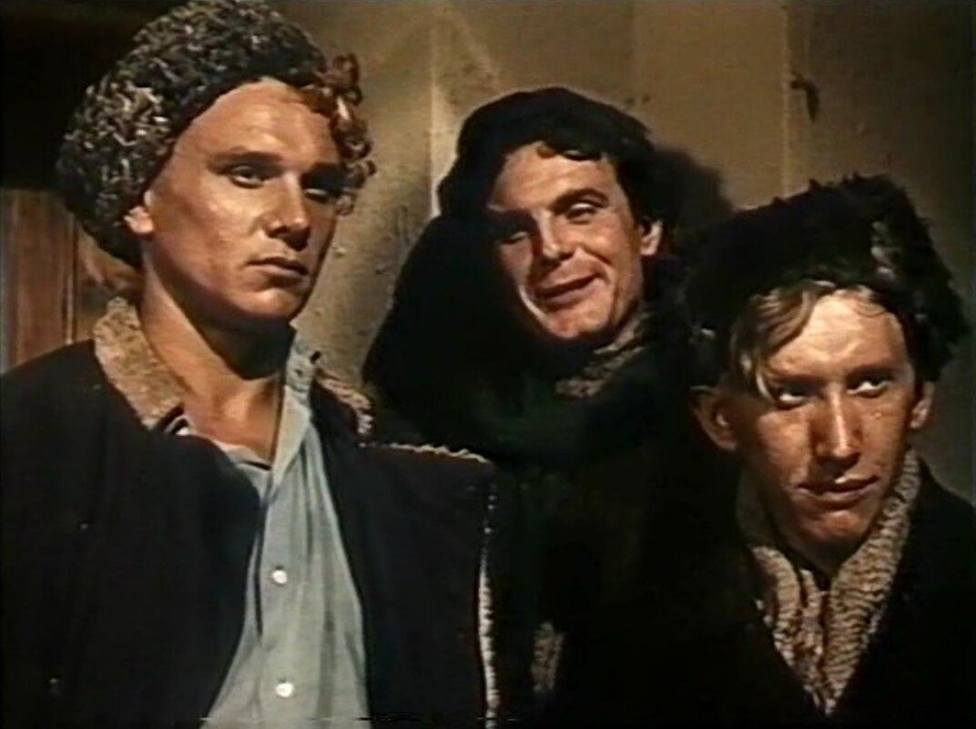 Кадр из фильма "Педагогическая поэма" 1955 года. Первые колонисты. В роли Задорова - Георгий Юматов.