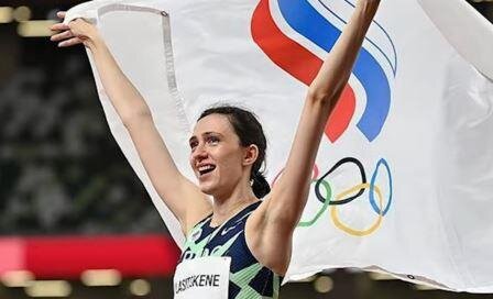 Спортсменка под нейтральным флагом
