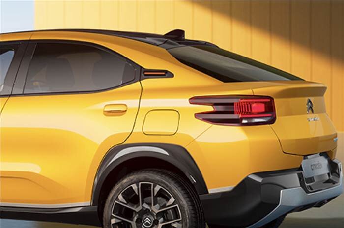 Citroen Basalt: с этого ракурса сходство с Renault Arkana становится ещё более очевидным