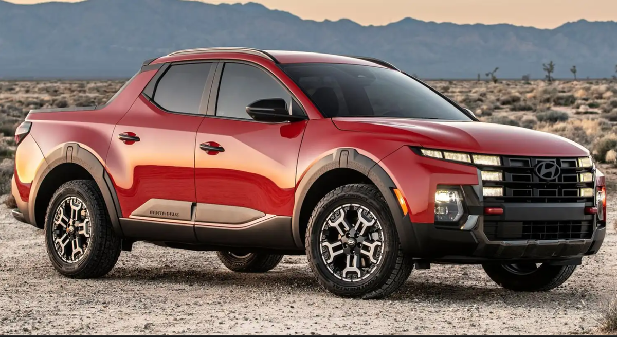 Hyundai Santa Cruz 2025: пикап с несущим кузовом на базе Tucson для североамериканского рынка
