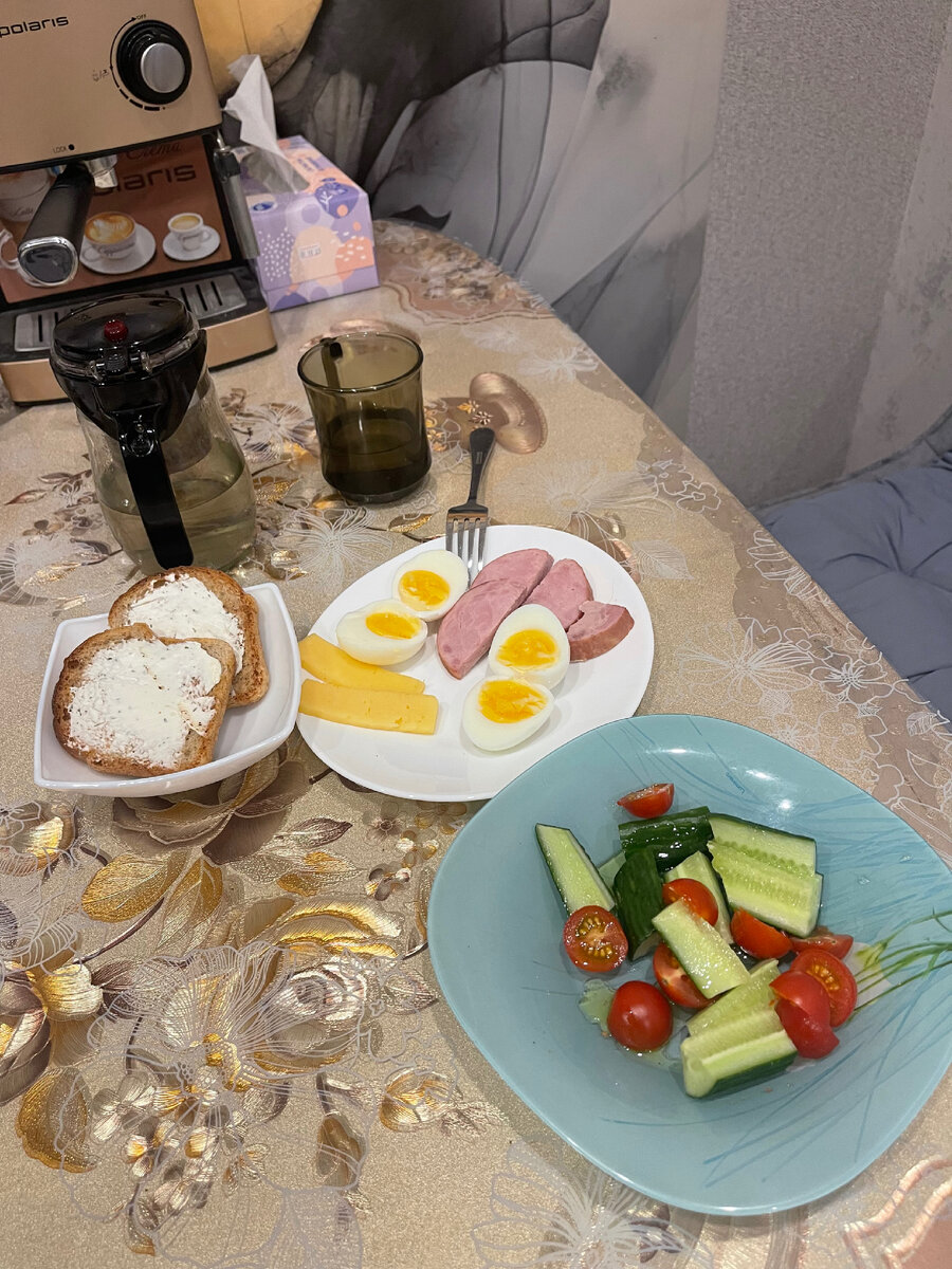 Мой замечательный завтрак.