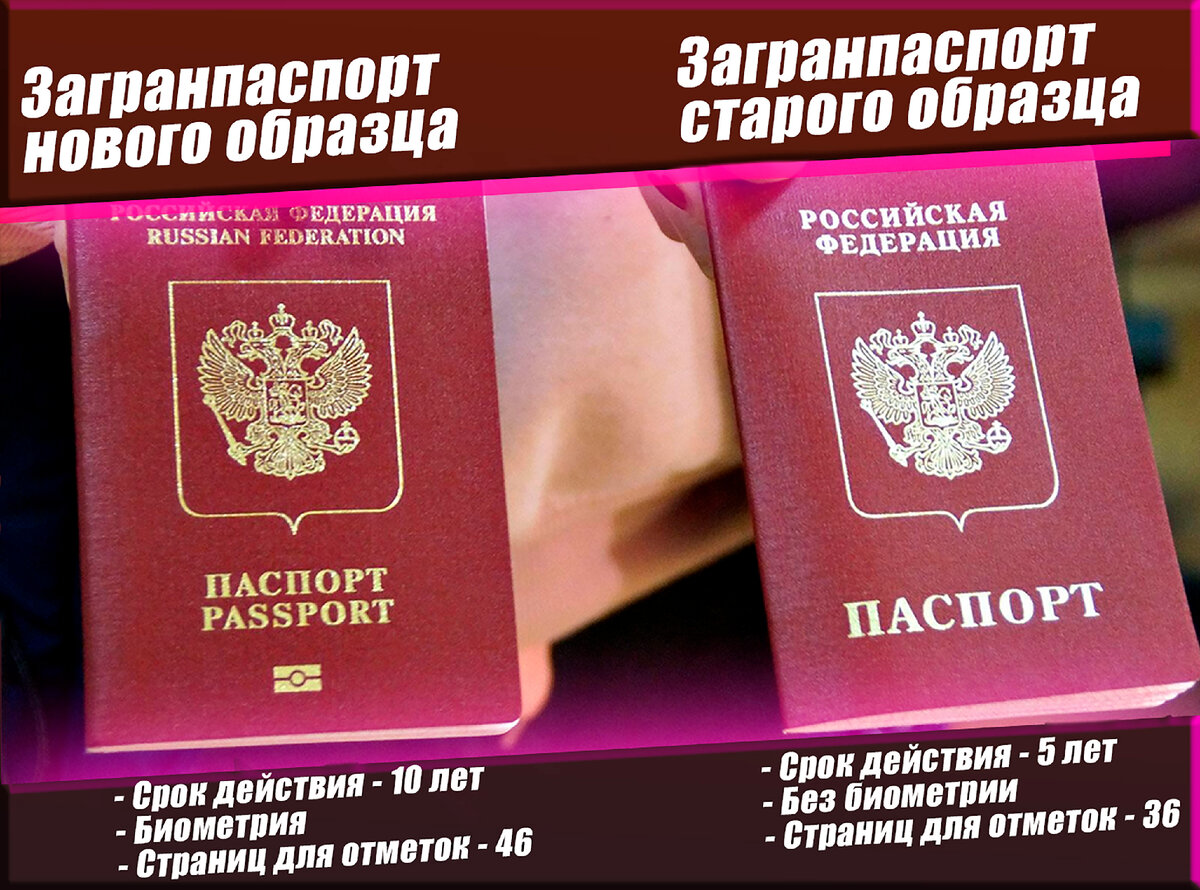 В чём разница между загранпаспортом нового образца и старого?