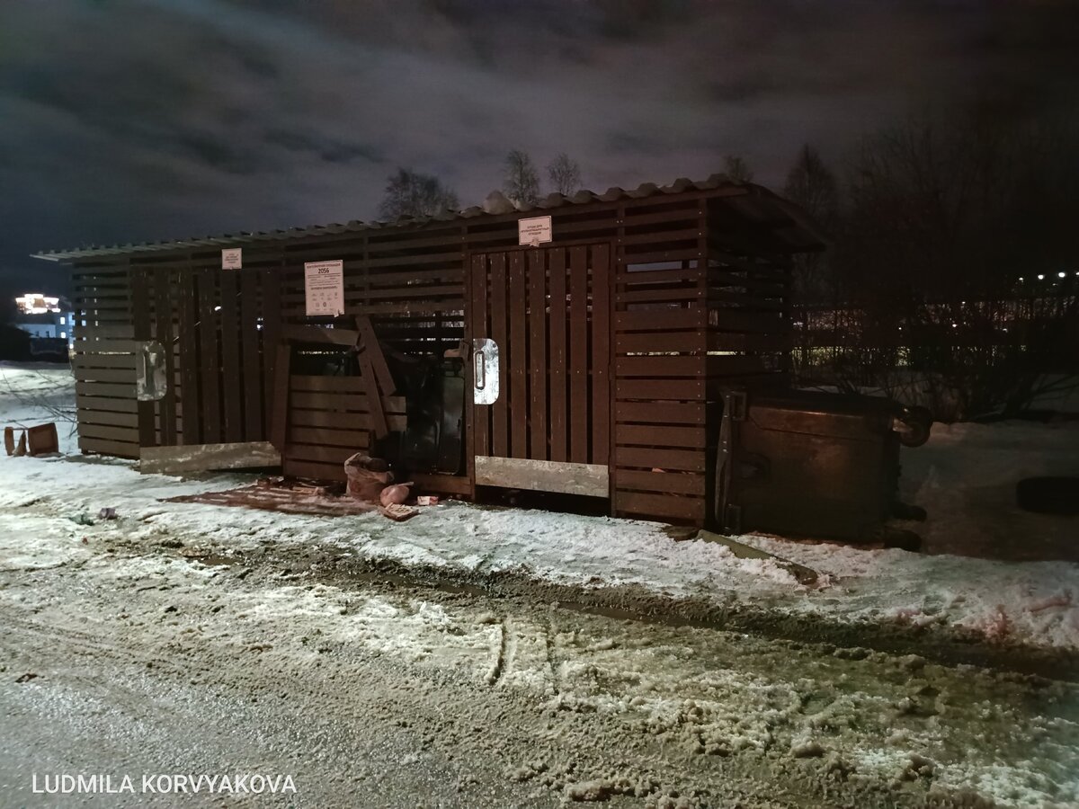    Контейнеры в Петрозаводске начали убирать с дорог, но избирательноЛюдмила Корвякова