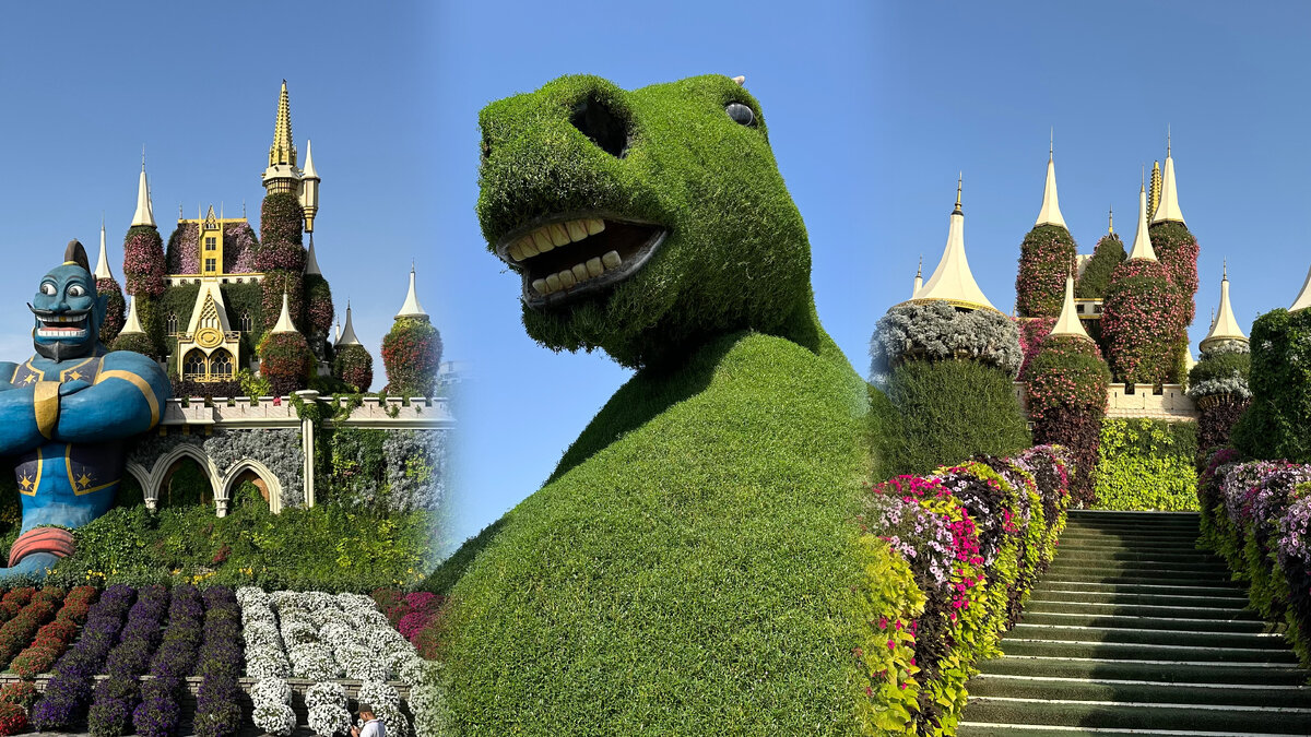 Dubai Miracle Garden – самый большой цветочный сад в мире