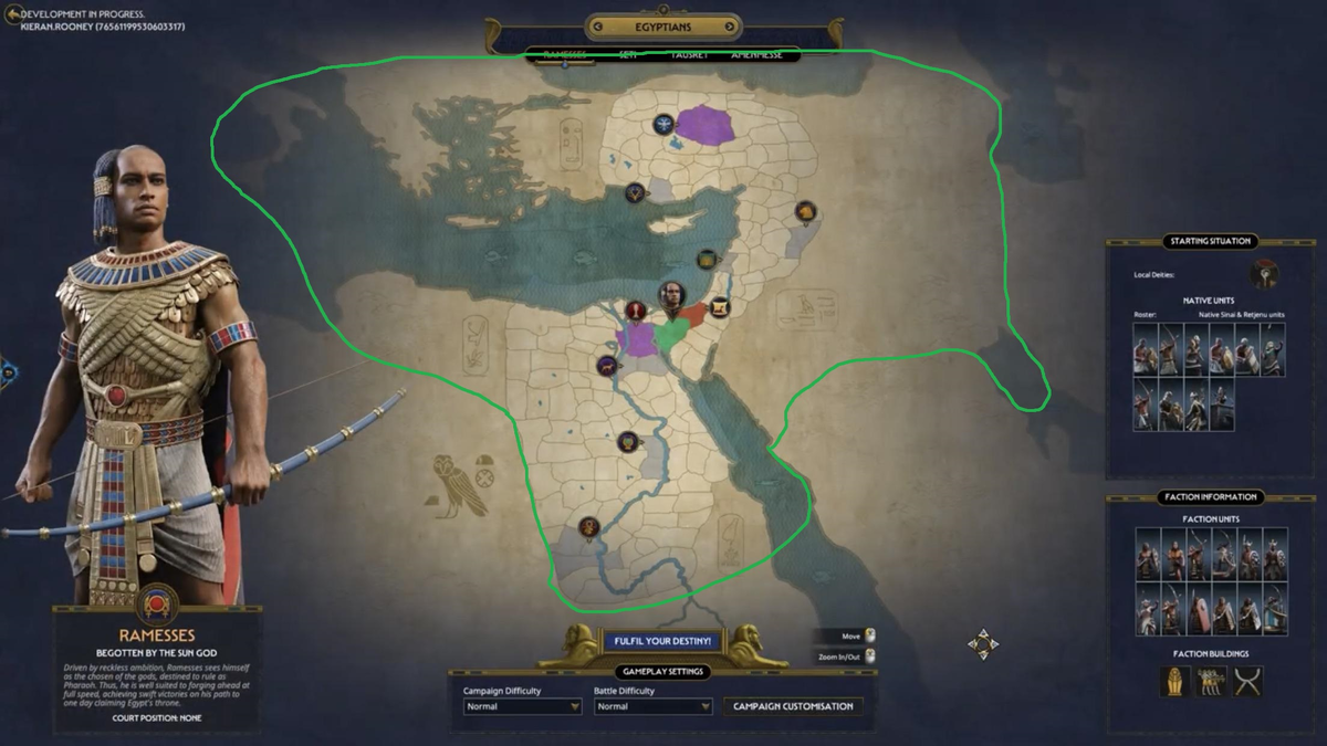 Карта фракций