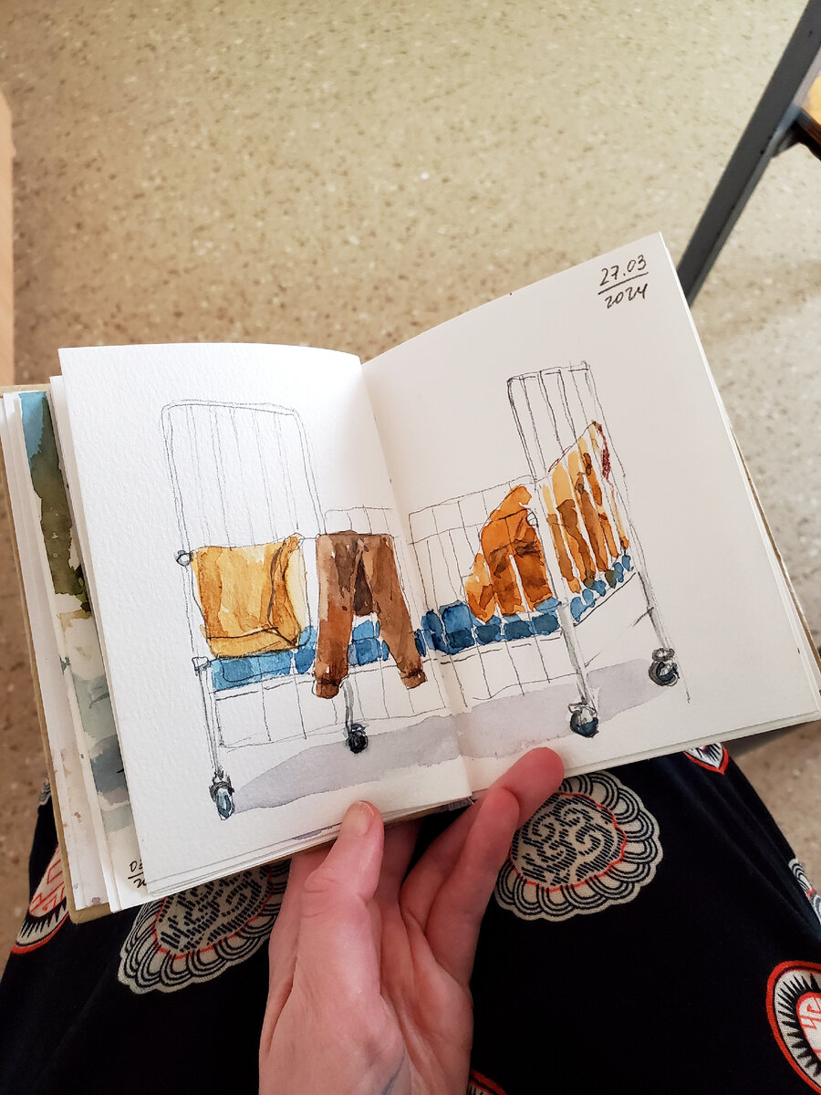 детская кроватка в палате