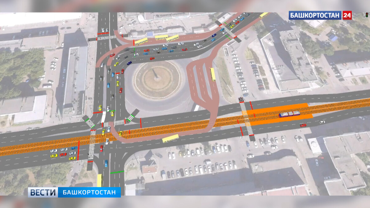    В Главархитектуры Уфы показали, как будет выглядеть новая схема движения на Центральном рынке