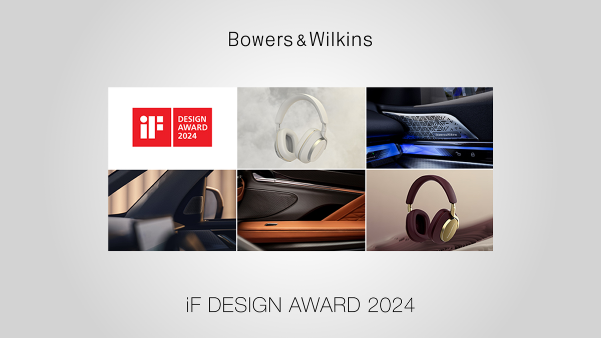 Компания Bowers & Wilkins получила сразу нескольких наград «iF DESIGN AWARD 2024» за выдающийся дизайн своих продуктов.-2