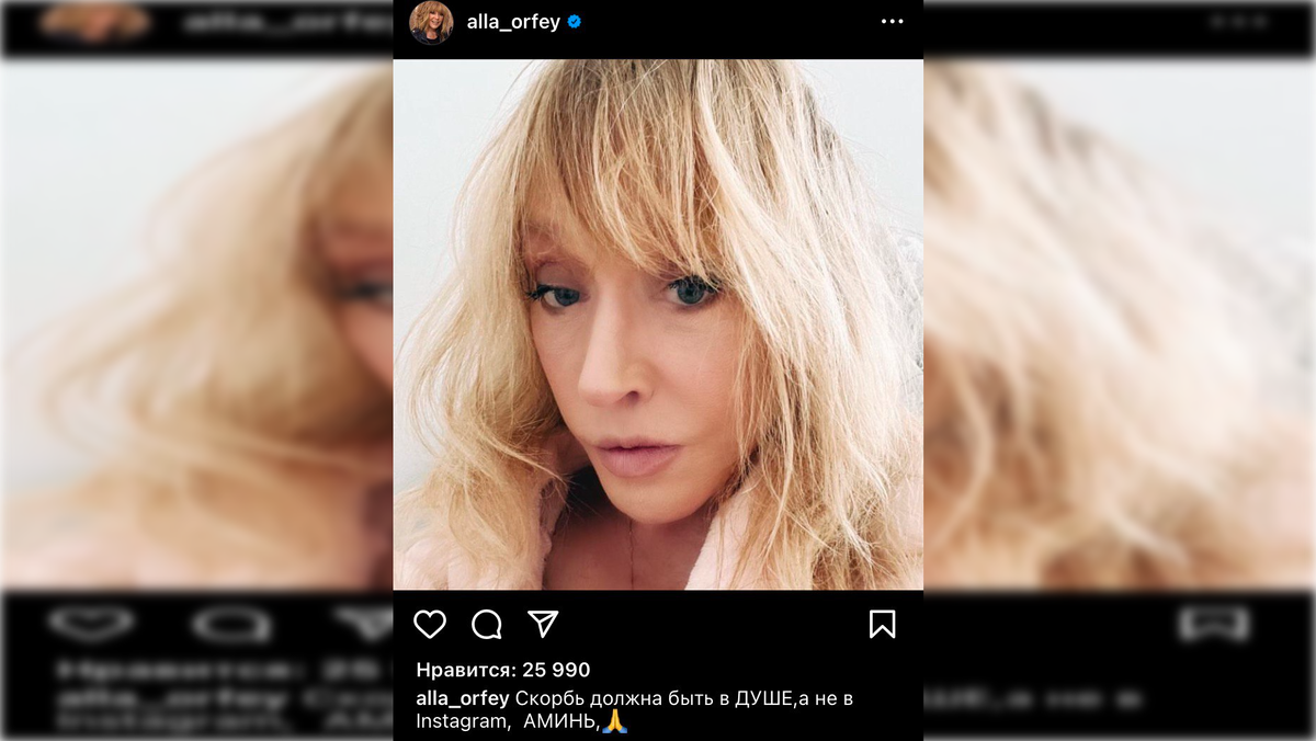 Скриншот instagram*