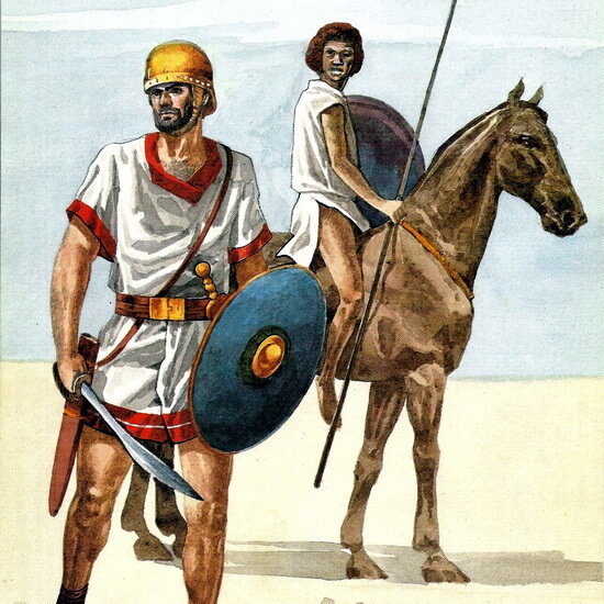  Союзники Карфагена: нумидийский всадник и иберийский пехотинец