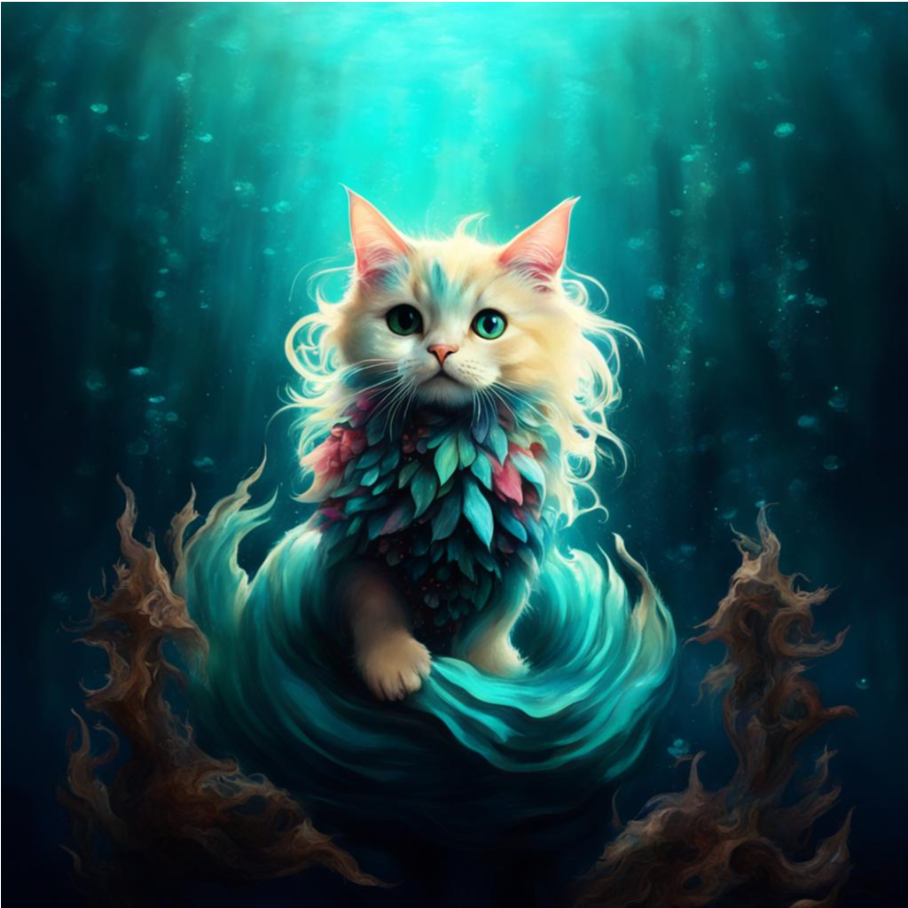 Кот-русалка