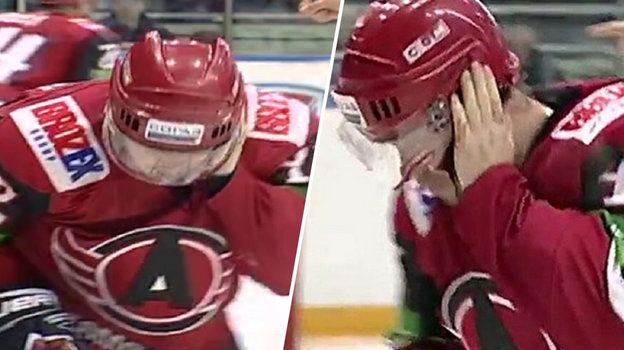 Денис Соколов получил жуткую травму. Фото Скриншот из трансляции