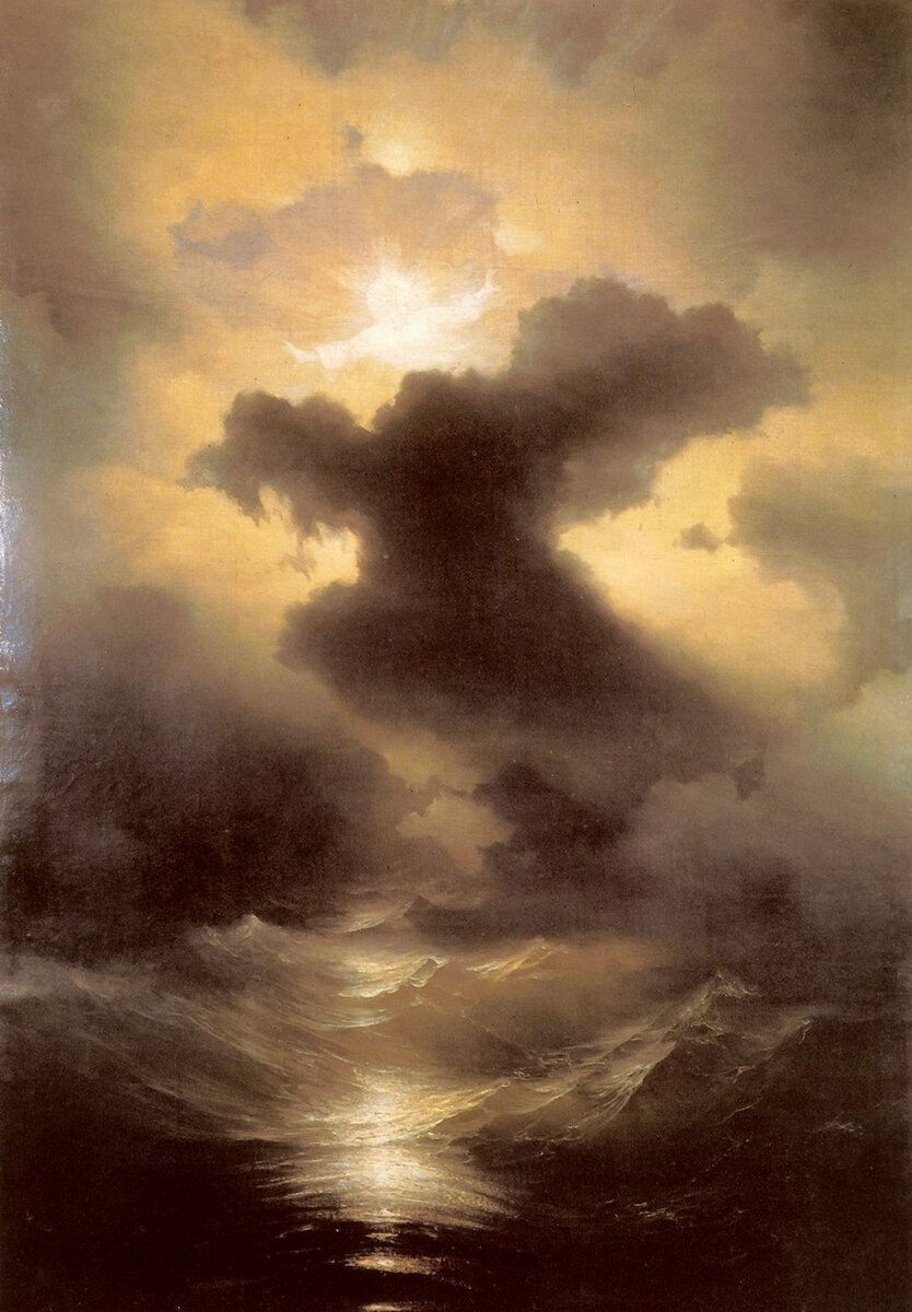 Сотворение мира. Хаос, 1841 Айвазовский.