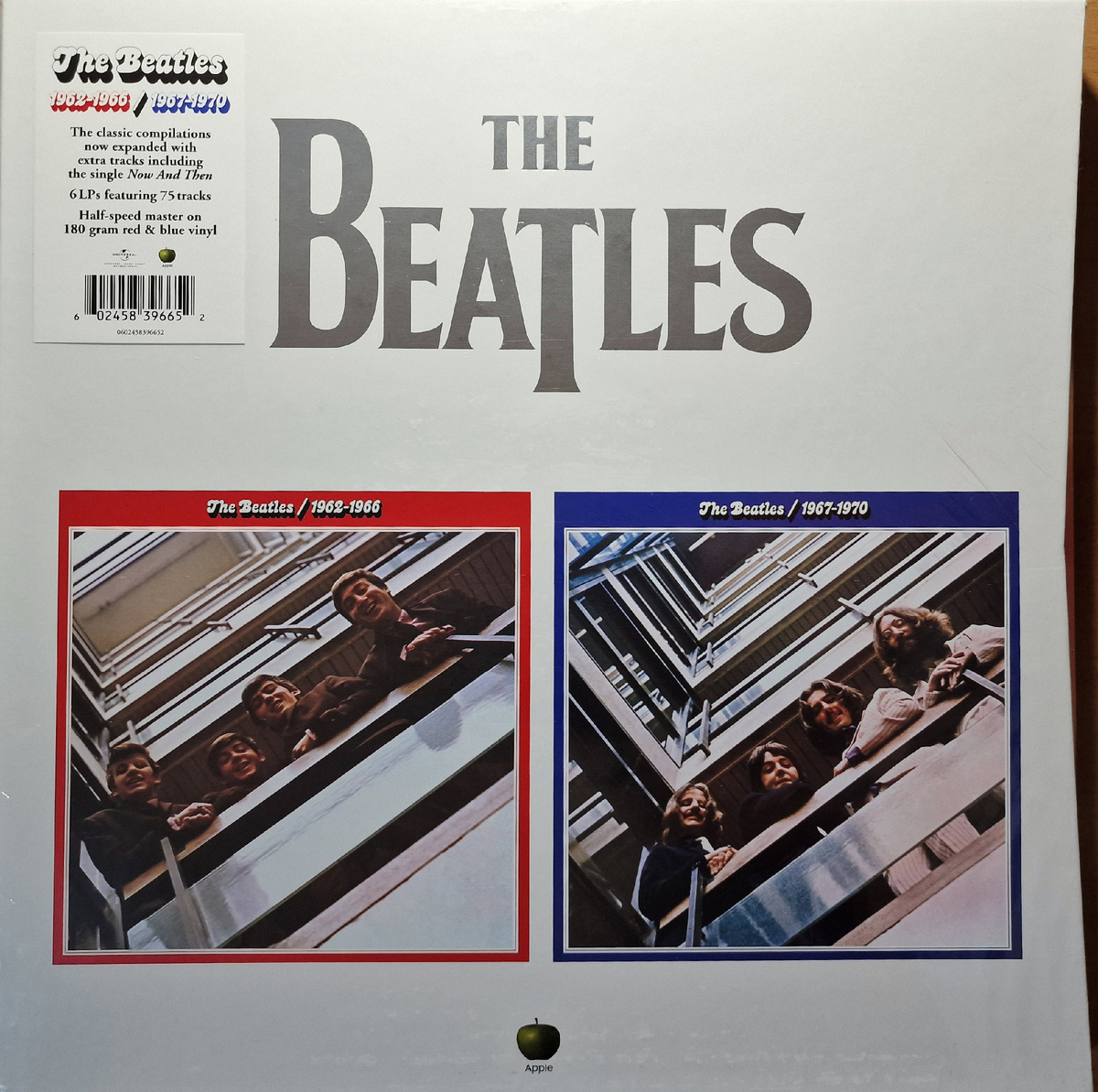 Издания The Beatles – 1962-1966 / 1967-1970 на цветном виниле.