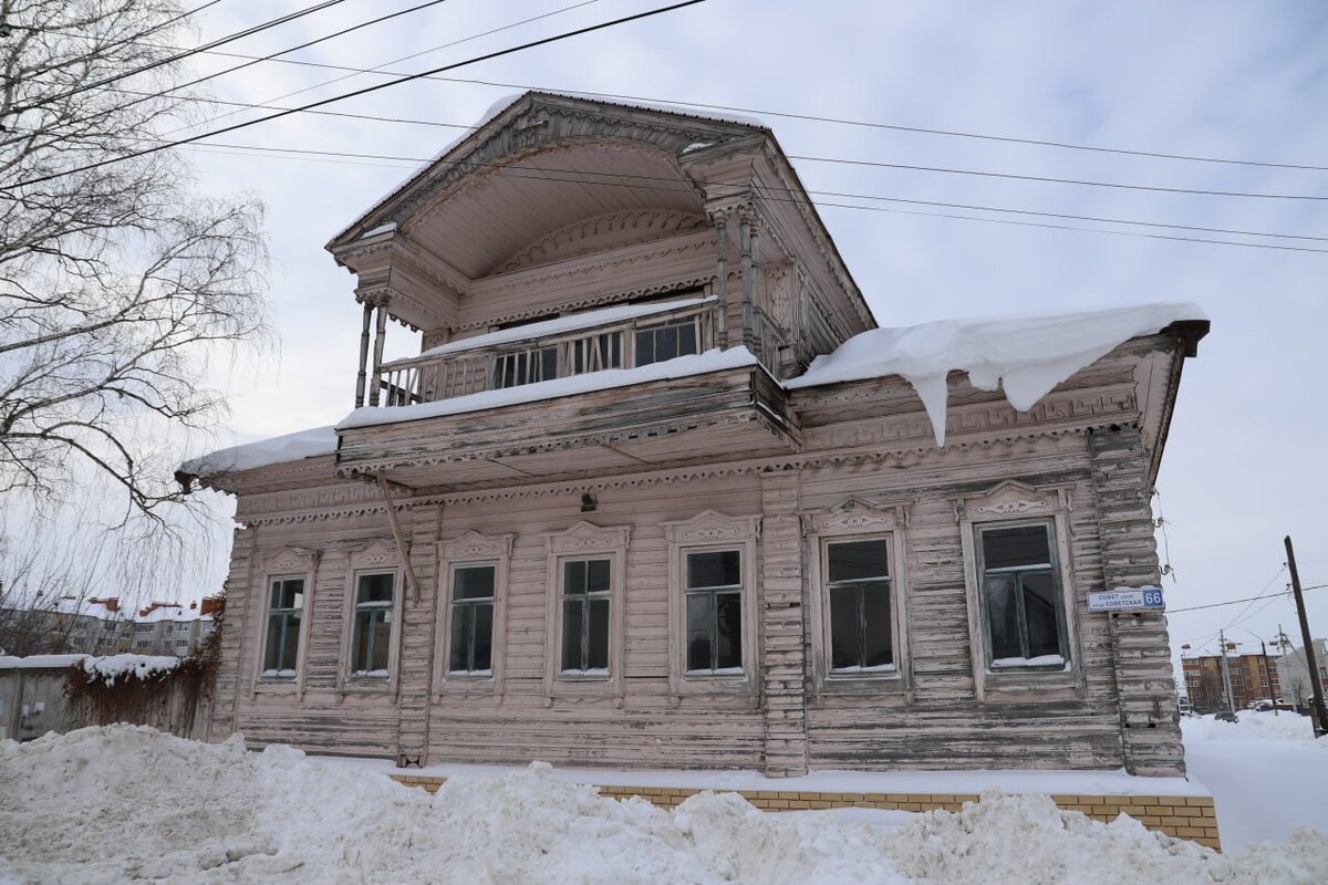 Деревянный одноэтажный дом купца Курбатова (1897 год)