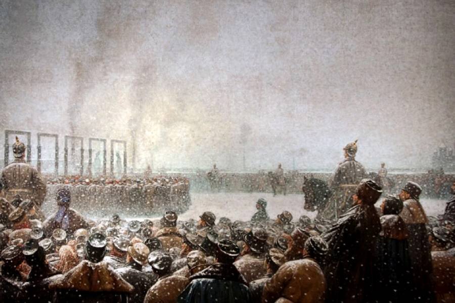 Василий Верещагин. Казнь заговорщиков в России Фото: wikipedia.org