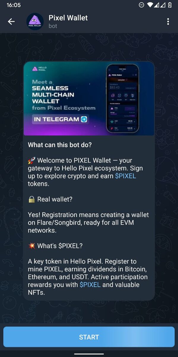 dApp Pixel Wallet