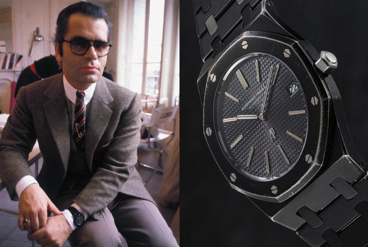 Карл Лагерфельд и его кастомизированные часы Audemars Piguet Royal Oak Jumbo