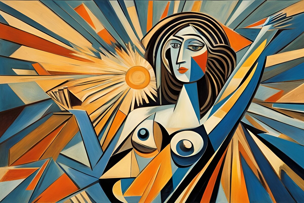 Плоть поэта. Иллюстрация создана с помощью нейросети DreamAi.