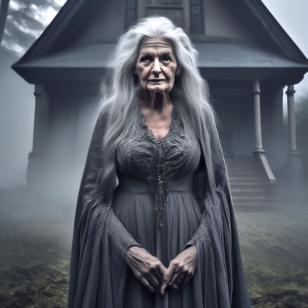      Бабка Сашка провожает меня на улицу.