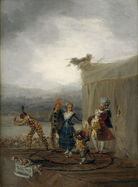  Франсиско Гойя. Бродячие комедианты. 1793 год. Прадо, Испания.