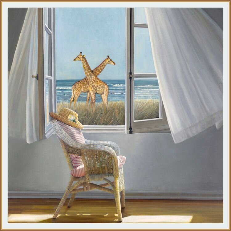 2. Картина художницы Карен Холлингсворт / Karen Hollingsworth под названием " Переплетенные | 36 x 36 | Холст, масло