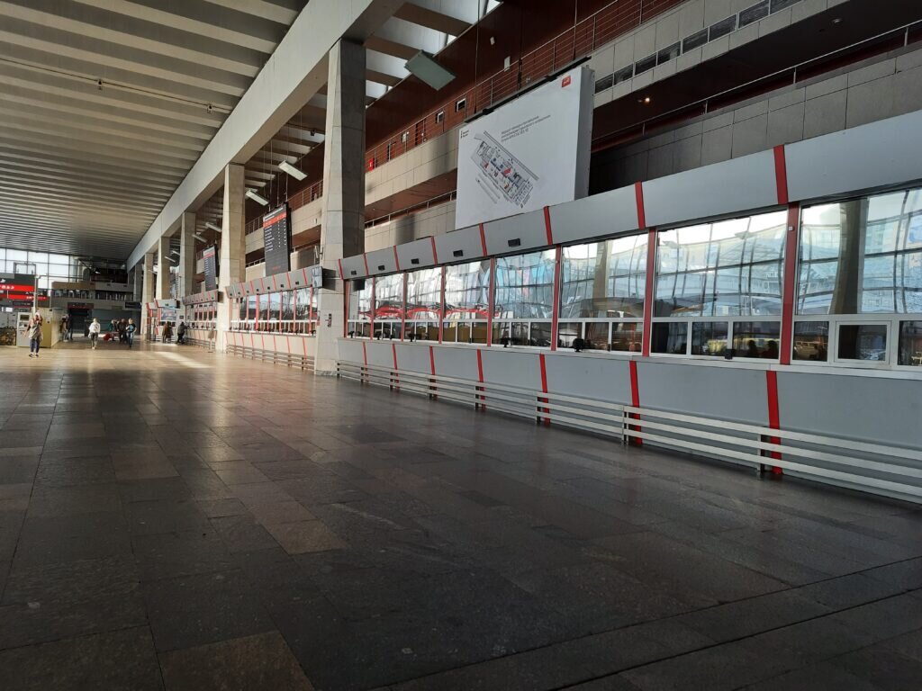 Здание Курского вокзала в Москве