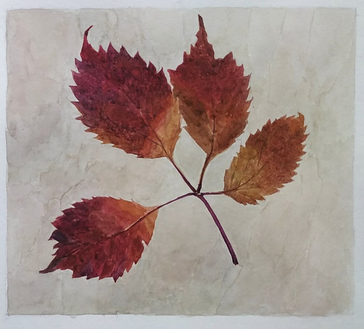 Задание "Осенний листок" 