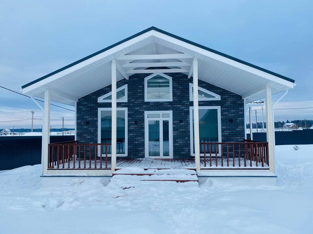 Каркасный дом от компании dom-postroen.ru