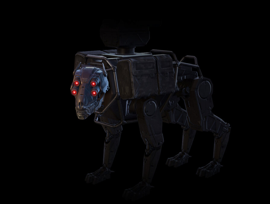 Боевой робот Легиона "волчья стая". Terminator. Dark Fate – Defiance.