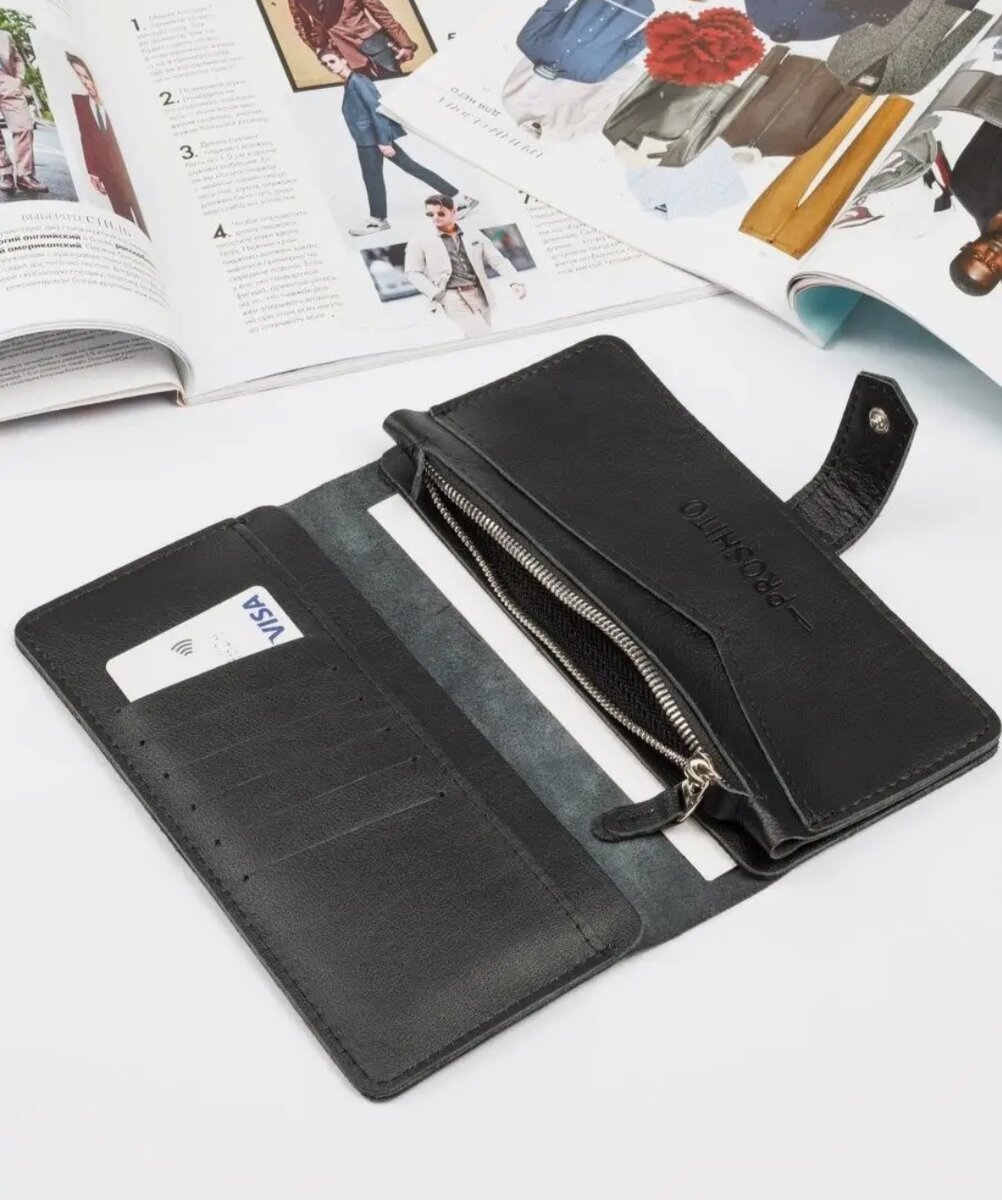 Портмоне из натуральной кожи