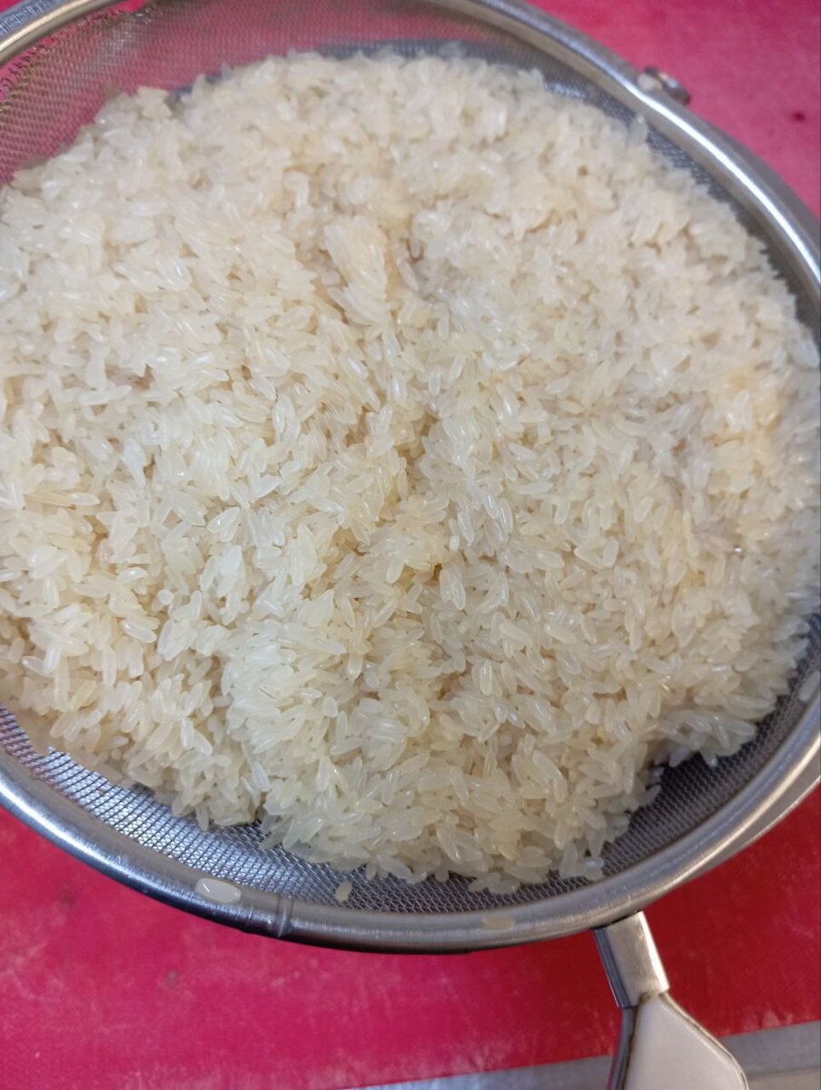 Плов с куриными сердечками