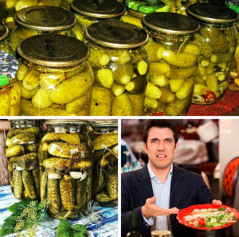 А где маринованные огурцы?!...