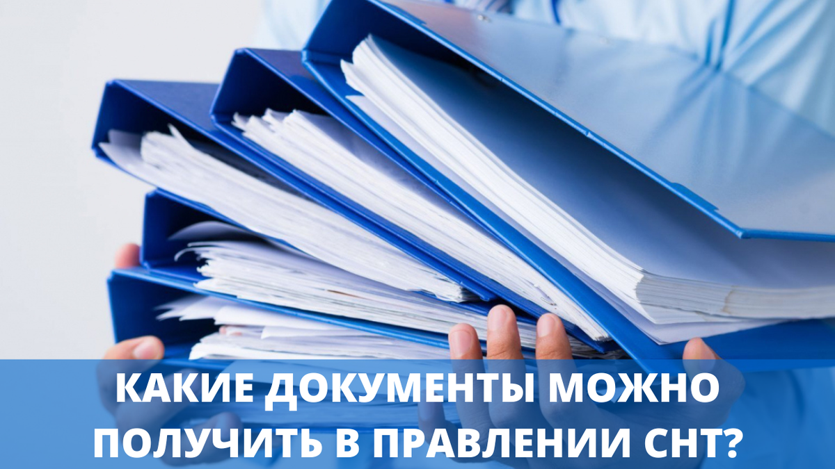 Какие документы можно получить в правлении СНТ? | Объединение Садоводов  России | Дзен