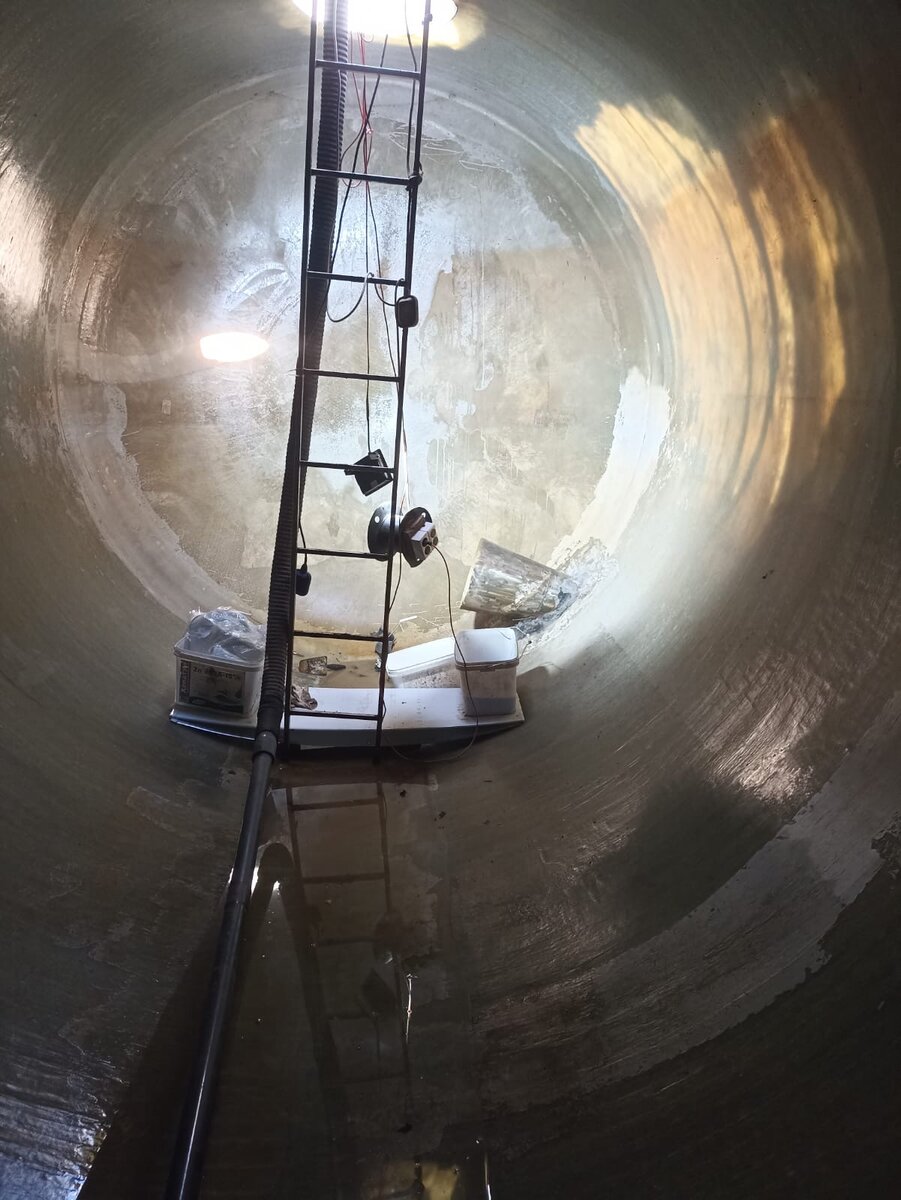 Ремонт и восстановление стеклопластимовых резервуаров, емкостей, КНС.