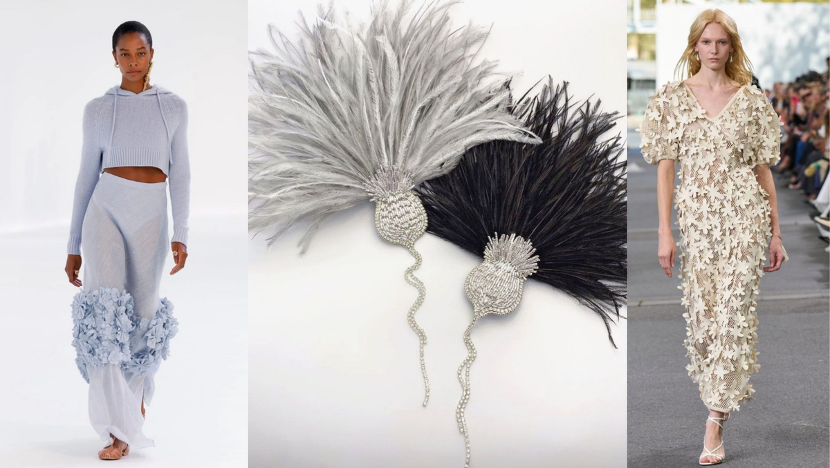 Примеры фото для обсуждения и разбора в клубе кутюрной вышивки в апреле 2024