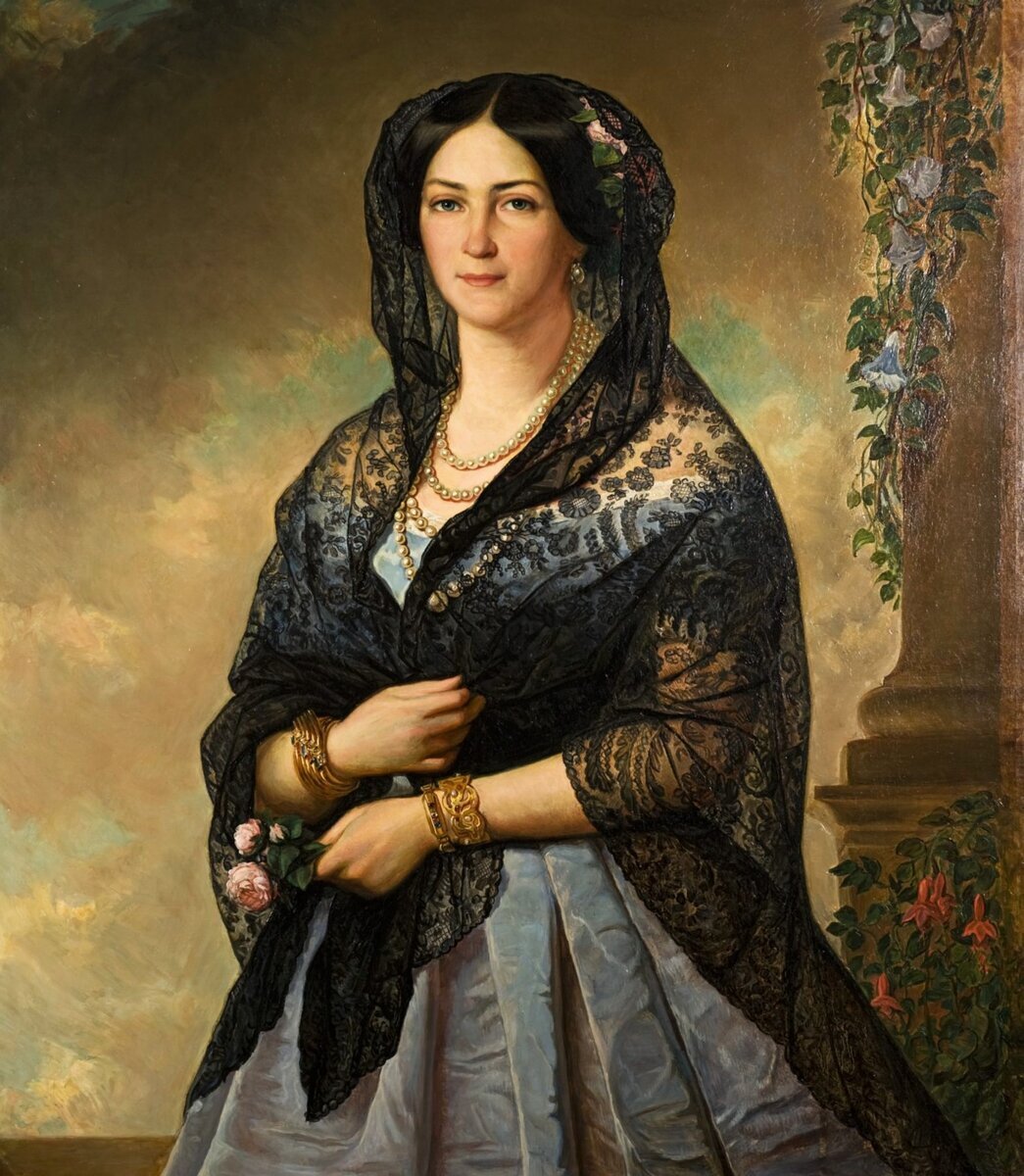 Портрет А.К. Демидовой-Карамзиной, художник Алексис-Жозеф Периньон