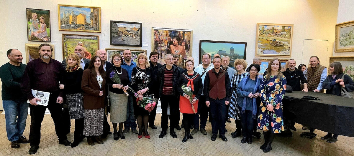 Участники ежегодной выставки «На солнечной стороне-14», Санкт-Петербург, март 2024 года
