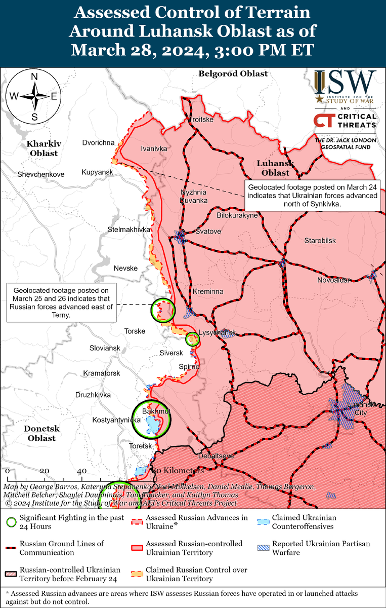 Источник  Американский Институт Изучения Войны. 