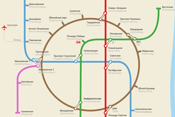 Линия Барнаульского Метрополитена